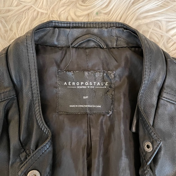 Black | Faux Leather | Jacket - Picture 3 of 14